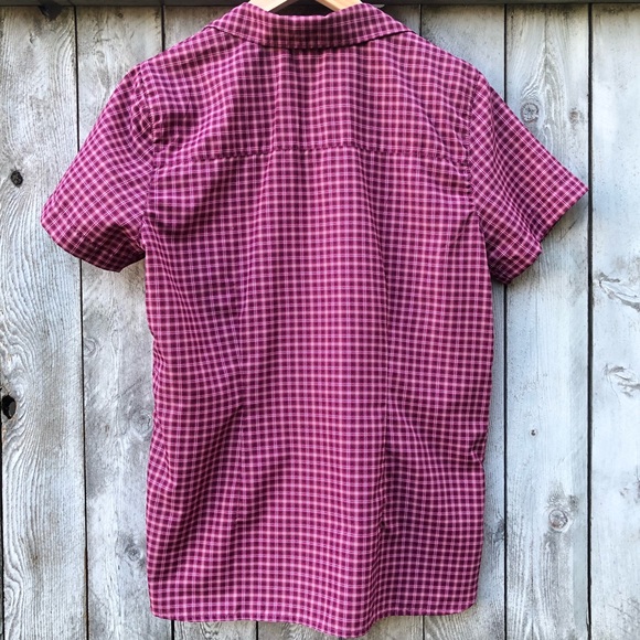 Eddie Bauer Travex Button Up Short Sleeve Shirt - Picture 3 of 5